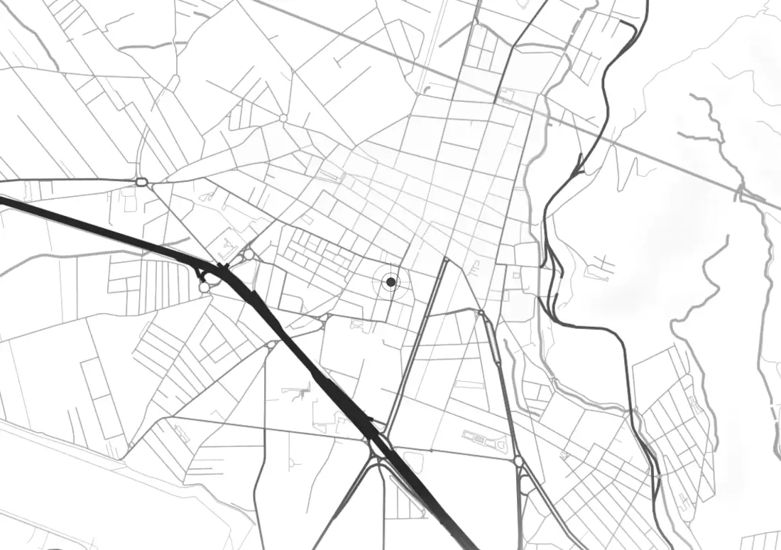 Mapa de La Laguna con la ubicación de SOHO